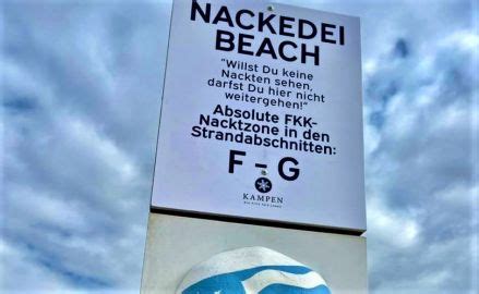 Sylt Nackedei FKK Beach. Top 10.